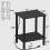 End Table with Charging Station and2-Tier Storage 3