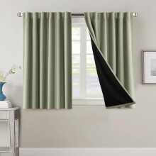 Cortinas opacas Sage con aislamiento térmico, 2 paneles de 45 pulgadas.