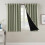 Cortinas opacas Sage con aislamiento térmico, 2 paneles de 45 pulgadas. 1
