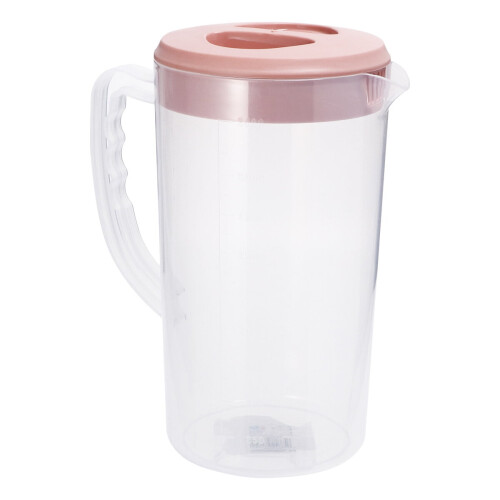 Jarra de água de plástico rosa 2,5L 1