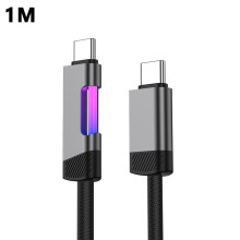 USB-C - C kábel 120 W-os gyorstöltés 90 cm fekete