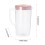 Carafă mare de plastic cu capac, 2600 ml 4