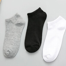 Lot de 5 paires de chaussettes invisibles unisexes, basses, pour chaussures plates, baskets et chaussures bateau, absorbant la transpiration.