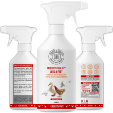 C&G Pets Poultry Healthy Legs & Feet Spray 500ML By Cooper And Gracie | Cleans Chicken Legs & Feet | Cleans Away Bacteria Fungi & Irritating Mites |