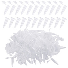 500 Pieces Centrifuge Tube, 1.5ML Micro Test Tubes Sample Vial Clear Conical Microtube Plastic Centrifuge Tube with Lid Graduated Test Tube for Labor