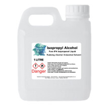 Swindon Composite Supplies : IPA Isopropyl Alcohol 99.9%-PURE IPA Disinfectant Sanitiser Cleaner Rubbing Alcohol (1 Litre)