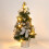 Mini sapin de Noël LED à piles, décoration de bureau 1
