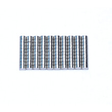 JUNAN Tiny Neodymium Magnet 2mm x 1mm Rare Earth Round Disc Magnets - 0.06kg Pull (Pack of 100)