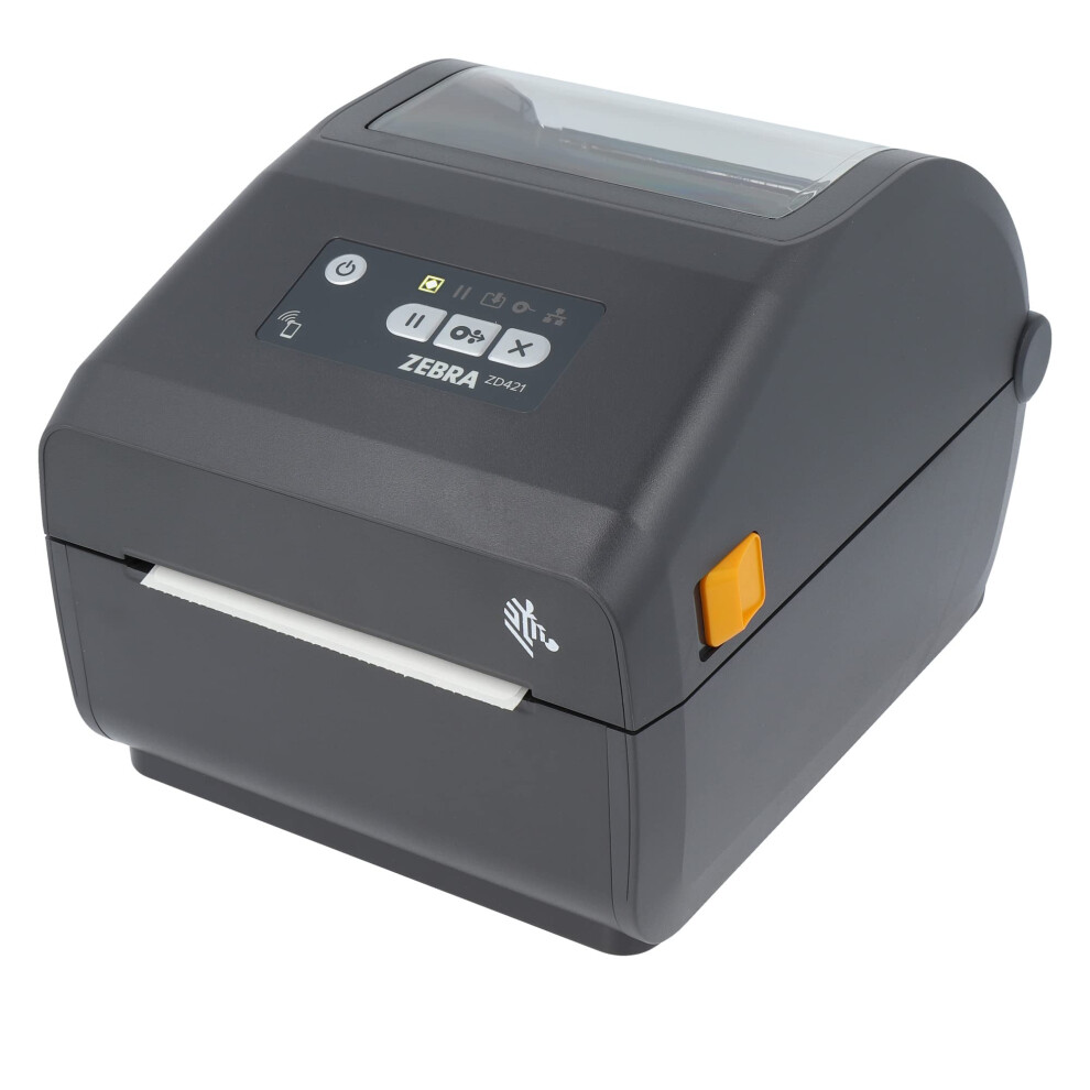 Zebra Zd421d Printer With Tear-Off Edge - 203 Dpi - Thermodirect - 104Mm Max Print Width, Btle, Usb, Host Interfaces (Zd4a042-D0em00ez) 79015349