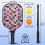 Σετ κουπιών Pickleball με κουπιά από fiberglass σε σχέδια λουλουδιών, 2 μπάλες και τσάντα – 4