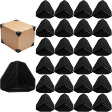 ZENFUN 200 Pcs Shipping Box Corner Protectors, Plastic Heavy Duty Thicken Packaging Edge Protectors, Proof Carton Corner Guard for Carton Packing, Bo
