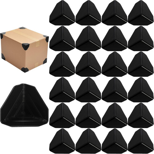ZENFUN 200 Pcs Shipping Box Corner Protectors, Plastic Heavy Duty