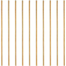 Wooden Broom Handle Stick Wooden Pole for Floor Mop Handle Brush Broom 4ft (48 inches) Long x 1/8" (28/29mm) Diameter Long Wooden Sticks for Rake, Ho