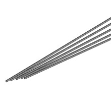 sourcing map Carbon Fiber Rod, 2.5mm x 100mm for RC Plane DIY Tool Wing Tube Quadcopter Arm, Pack of 5