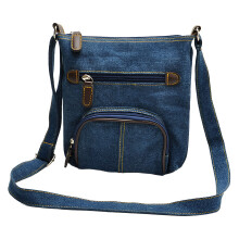 GASTROPOD Geantă de mână mică din denim, geantă de mână de designer pentru femei, poșete mari, geantă de umăr din denim, geantă crossbody