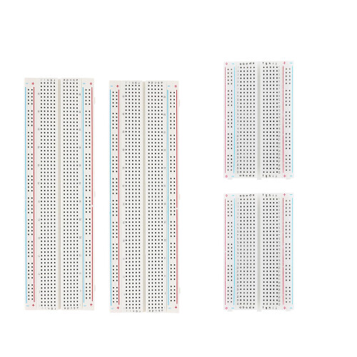 4PCS Breadboards Kit Include 2PCS 830 Point & 2PCS 400 Point Breadboard, Solderless Breadboards for Arduino Bread Boards Electronics for Circuits Pro