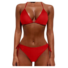 Conjuntos de biquíni femininos, maiôs de duas peças, modelo push-up, plus size, moda praia, biquíni de cintura alta.