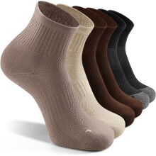 6 Pack Men's Athletic Ankle Socks Cushioned Sports Running Socks 7-9/9-12/12-15