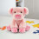 Pink Pig Plush Toys 23cm 2 pcs 4