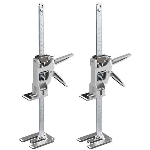 2 Pack Full Metal Labor Saving Arm Jack, Multi-Function Height Adjustment Lifting Device with Scale, 400kg load capacity,Two-Speed Descent Mod for In