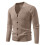 Pulls de Noël moches pour hommes, pull col V en maille jacquard 1