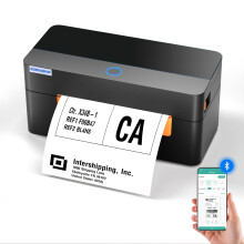 BORN4SHIP 4x6 Portable Bluetooth Thermal Printer with Label Papers, Label Printer Machine for Shipping Packages, DHL, Amazon, Ebay, Etsy, UPS, Compat