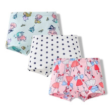 Cozy Underwear For Girl 3 Pack Cartoon Girls Print Multipack Lovely Cotton Boxer Briefs Kid Must Have Skin Friendly Intimates