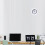 2-pack kinderwekkers met reservebatterij, klein, netstroom, wit 6