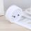 2-pack kinderwekkers met reservebatterij, klein, netstroom, wit 2