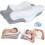 Μαξιλάρι αυχένα – Memory Foam, εργονομικός σχεδιασμός 2 υψών, κάλυμμα από μετάξι Ice Silk, 1