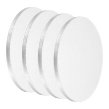 uxcell 4Pcs Aluminum Disc, 2"(60mm) Diameter 0.12"(3mm) Thickness 5052 Aluminum Circle Plates Round Sheets for Metal Stamping