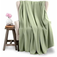 Manta de micropolar (matrimonial/queen) – Súper suave, ligera, manta para todas las estaciones para cama, sofá, viajes y mascotas | Compatible