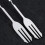 Rostfritt stål cocktailsked ergonomiskt handtag 6