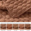 Burnt Orange Geometric Quilt Set Queen 3