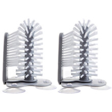 2 pcs Glass Washer with Double Sided Bristle Brush Water Bottle Cleaning