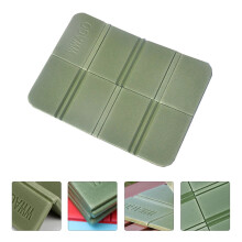 Conjunto de 4 almofadas para assento externo para festa havaiana, almofadas dobráveis e impermeáveis para piquenique (verde)