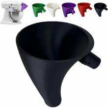 Lievik na múku pre mixér KitchenAid – kompatibilný s naklápacou hlavou Artisan KSM150 5-Qt, na múku a vaječnú tekutinu, nalievanie s