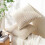 Σετ μαξιλαριών Euro Shams 24x24", καφέ κοτλέ, ριγέ patchwork με υφή ανεμόμυλου, 60x60 εκ., για 3