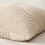 Σετ μαξιλαριών Euro Shams 24x24", καφέ κοτλέ, ριγέ patchwork με υφή ανεμόμυλου, 60x60 εκ., για 5