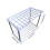 Étagère de rangement en plastique compacte à 2 niveaux 4