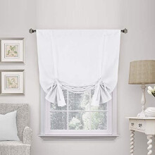 Rideaux thermiques blancs isolants à œillets 42 x 63 pouces