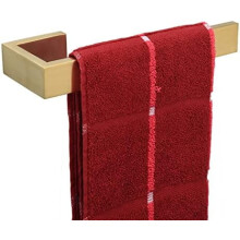 Porte-serviettes carré en acier inoxydable 23 cm (9 pouces) doré