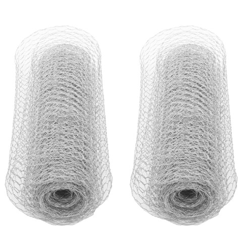 Worgeous2Rolls από Συρματόπλεγμα από Σίδηρο με Εξάγωνο Συρματόπλεγμα, Πλέγμα Κήπου, 2