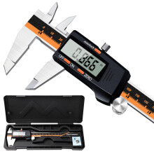 FortCeremy Digital Vernier Caliper, 150mm Electronic Vernier Caliper with Big LCD Screen, Digital Precision Micrometer Measuring Caliper Gauge Tool w