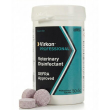 Virkon S Professional Disinfectant Tablets | DEFRA Approved Pet Safe Veterinary Kennel Disinfectant | Poultry and Chicken Coop Cleaner | Antiviral Bi
