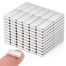 Aenienoe 100Pack Magnets Strong Neodymium Magnet Bar Flat Fridge Magnets for Crafts Whiteboard Board Rectangular 12x5x2mm