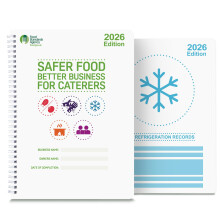 Safer Food Better Business 2026 Compliance Kit For Caterers - Including Fridge Temperature Records - Easy To Use Small Catering Businesses