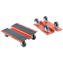 KASTFORCE KF2018 Utility Dolly Kit - Pair of 8 x 10 inch Steel Dollies - Snowmobile, Panel, Material Mover