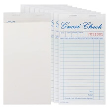 BELLE VOUS 100 Sheets Restaurant Pads (10 Pack) - Single Page Food Order Pad for Waitress & Waiter - Server Notepad for Writing Memo - Guest Check Pa
