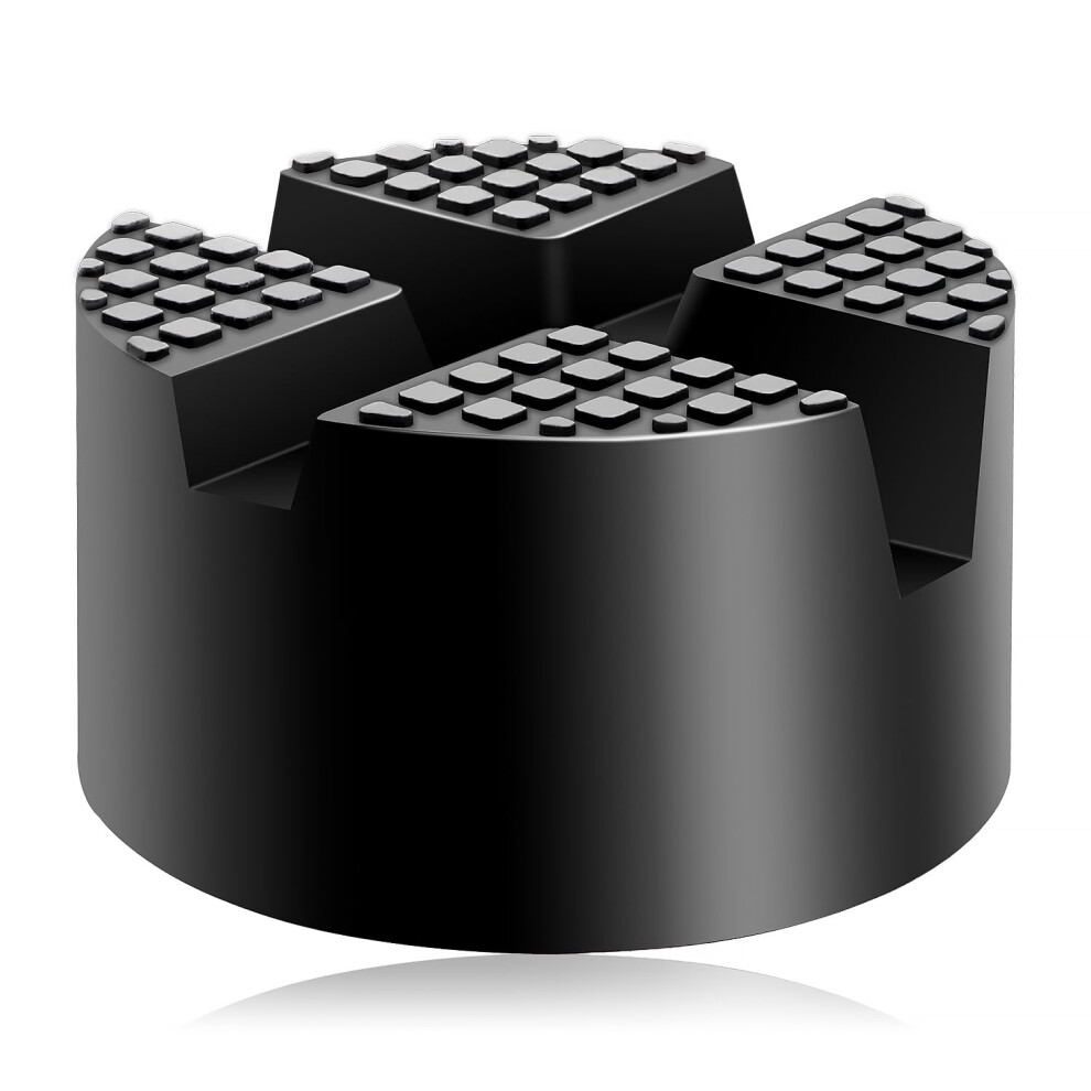 Yixisi Universal Floor Jack Rubber Pad, Jack Pad Adapter, Pinch Weld Side Frame Rail Protector Puck/Pad, Slotted Frame Rail Pinch Welds Protector 84175922